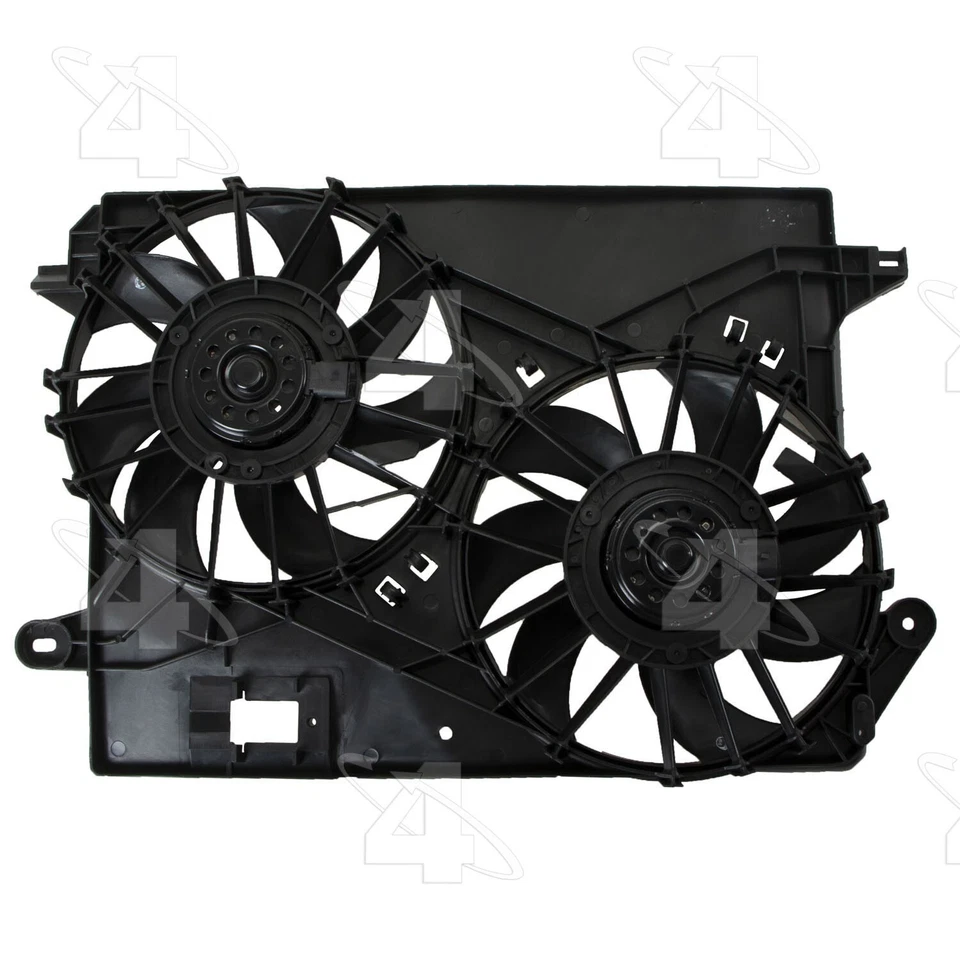 Conjunto de ventilador condensador de radiador doble 4 estaciones para Dodge Challen 2008-2022 Foto 4 de 4
