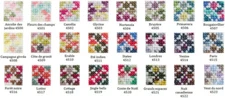 DMC Coloris Color Palette Embroidery Floss Full Set 24 Different Colors / Skeins