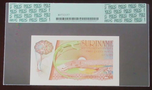 Suriname Muntbiljet 1985, 2000 7 Banknotes PCGS 65.66.67 PPQ - Picture 9 of 9