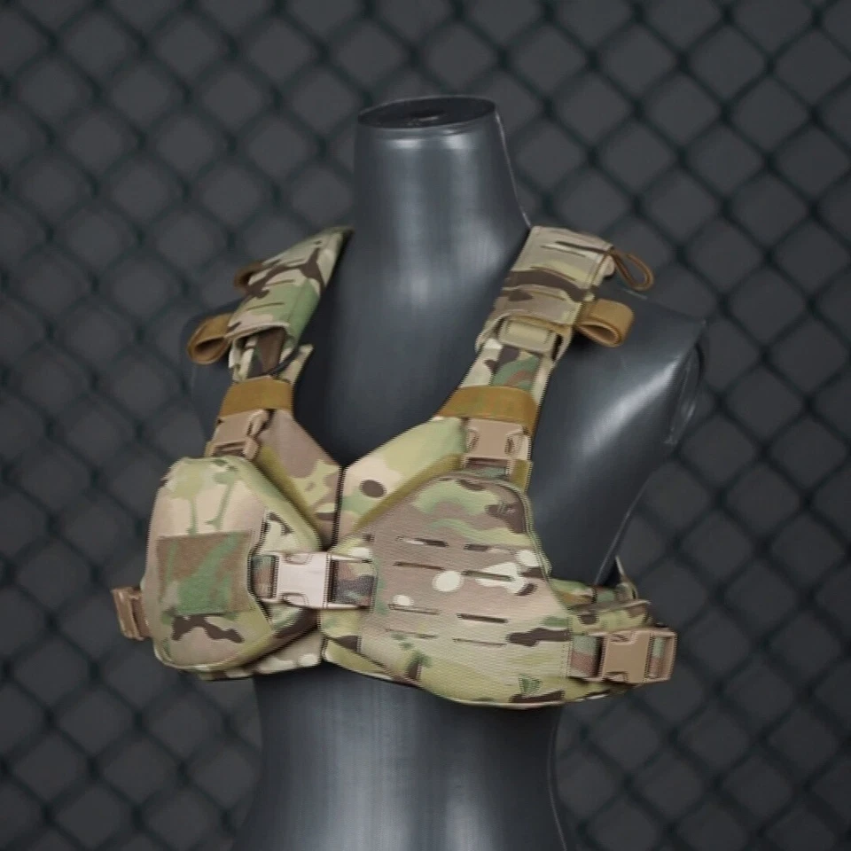 Tactical Bras Girl Sexy Bras Bikini Chest Rig Vest - Image 2 of 4