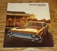 Original 1970 Chevrolet Nova Sales Brochure 70 Chevy SS Coupe Sedan