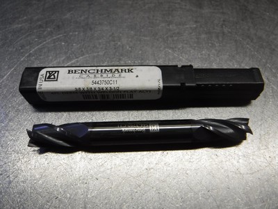 Benchmark 3/8'' 4 Flute Double Ended Carbide Endmill 5443750C11 (LOC1484)