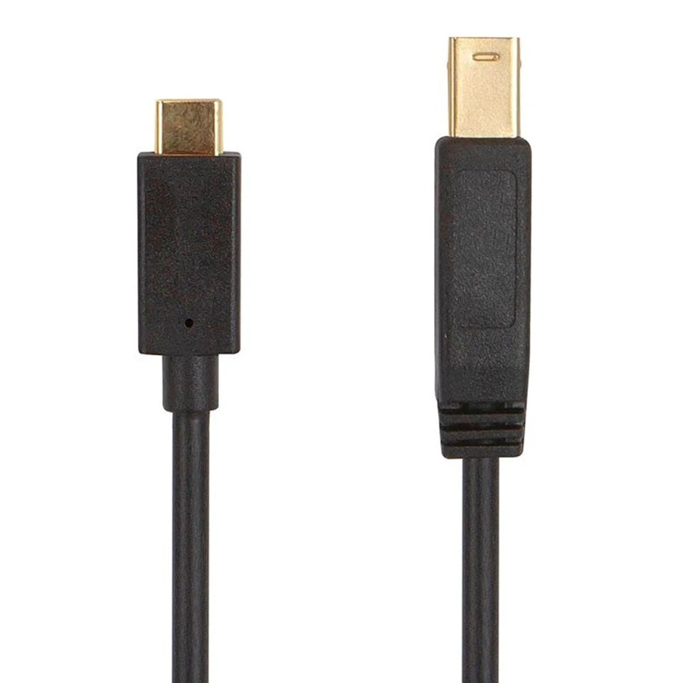 6FT USB 3.0 USB-C Type C to USB-B Super Speed Data Transfer Printer Cable 32AWG - Image 2 of 4