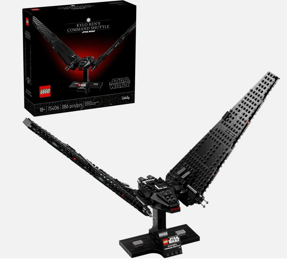 LEGO Star Wars 75406 Kylo Ren's Command Shuttle 386pcs - Sealed - Brand New #4 - Image 2 of 2