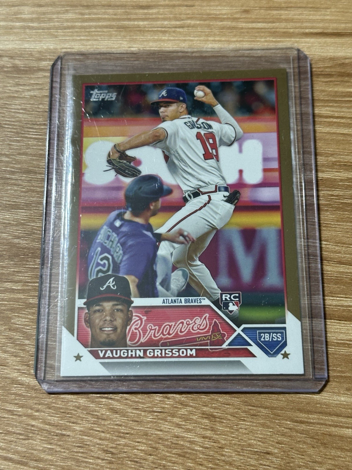 2023 Topps Series 1 Vaughn Grissom #275 Gold / 2023 (RC)