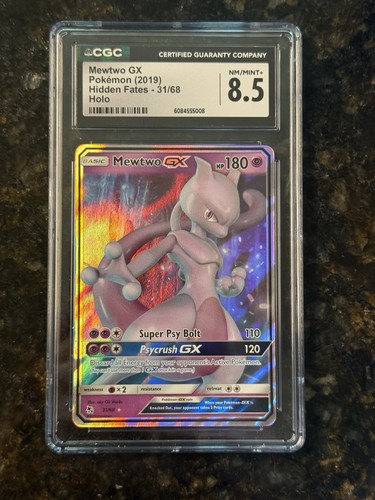 Mewtwo-GX graded CGC 8.5 for sale on eBay