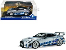 2020 NISSAN GT-R (R35) LB-SILHOUETTE RHD SILVER 1/43 DIECAST BY SOLIDO S4311211