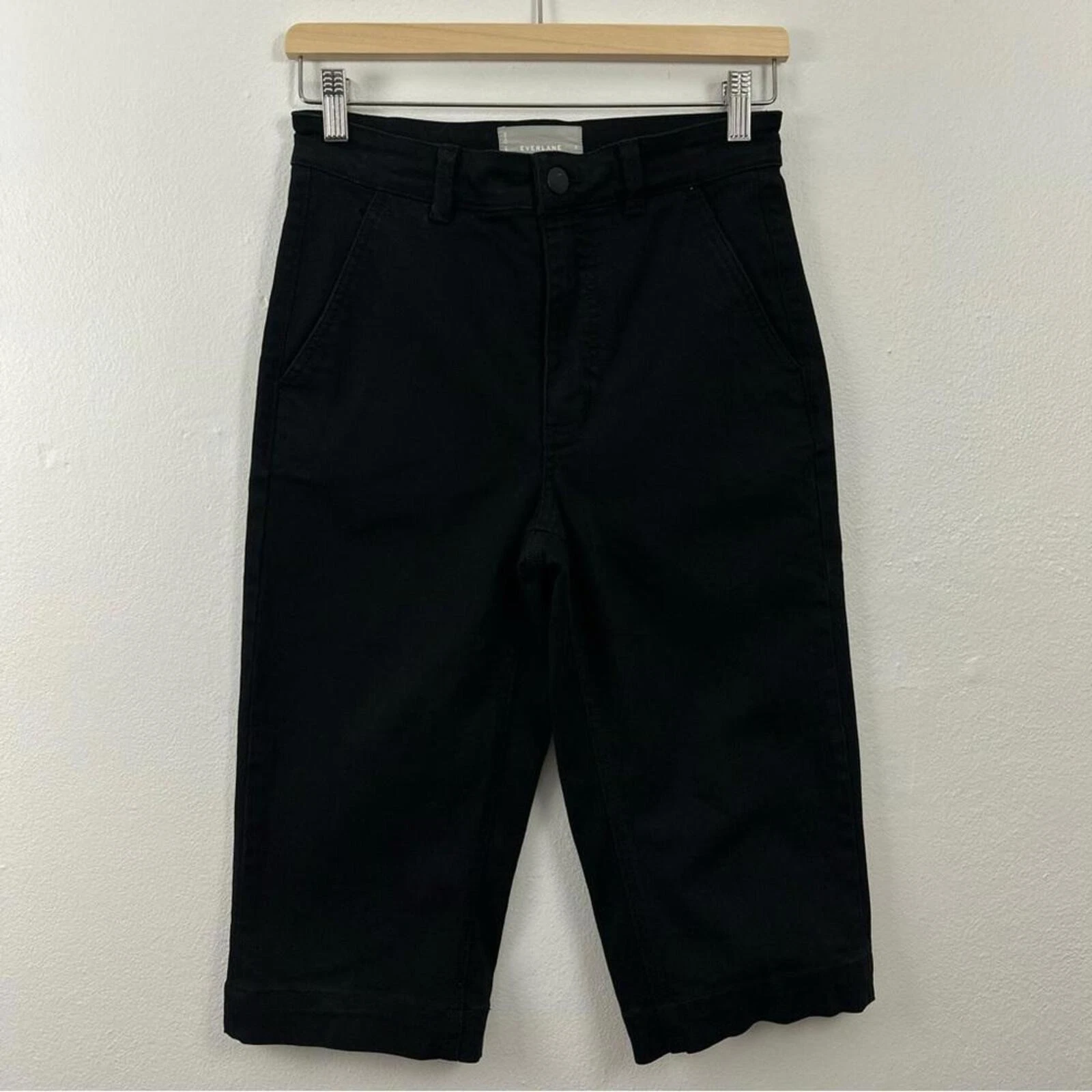 Everlane Women’s Black Capri Denim Pants Size 2 ...