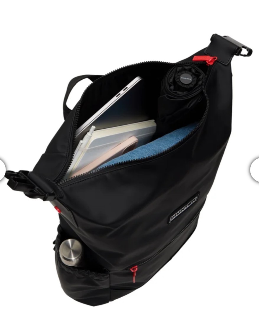 Hunter Top Clip Backpack Water-Resistant Black Multi Use  display picture 2