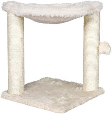 Baza Scratching Post with Hammock  16" Base, Cream, Small