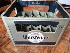 Warsteiner Beer Crate Plastic Home Brew Man Cave holds 20 0.5L Bottles