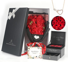 Rose Bouquet Rosas Eternas Preserved Rose Bouquet 18 Flower Bouquet with Beautif