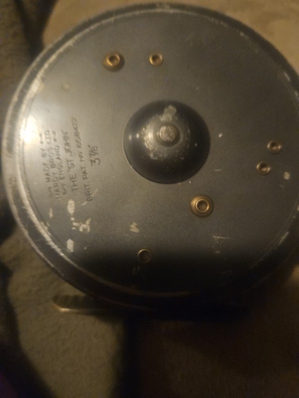 A VINTAGE HARDY ST JOHN FLY REEL 3 7/8" GOOD works well- Rare Fly Fishing Reel