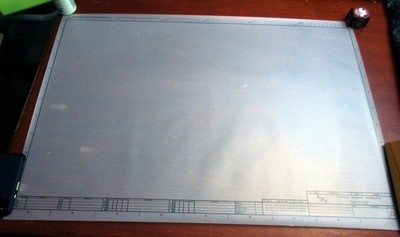 Vintage BRUNING  - 100% Fine Rag Drafting Vellum - 36'' x 25'' - 16 Sheets