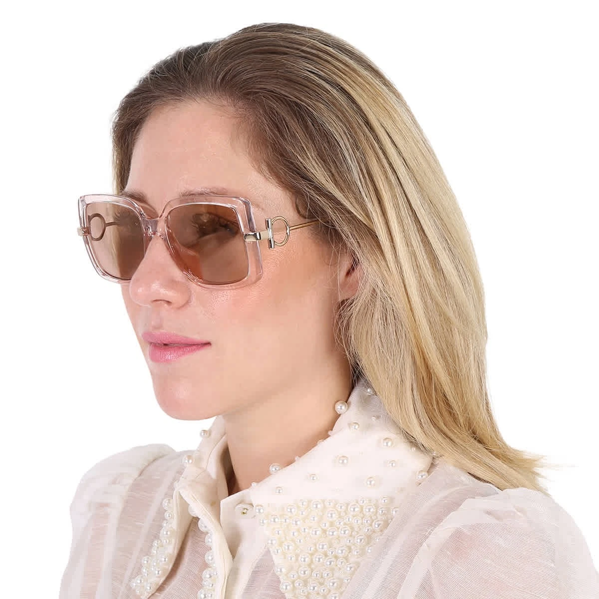 Salvatore Ferragamo  SF913S Sunglasses Brown / Brown Salvatore Ferragamo Sunglasses Women main image 4