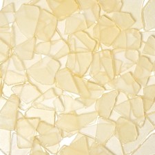 Sea Glass Frosted Dyed Yellow 16oz for Crafts DIY Vase Filler Home Decor