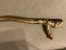 vintage Hand Carved Wood Cane