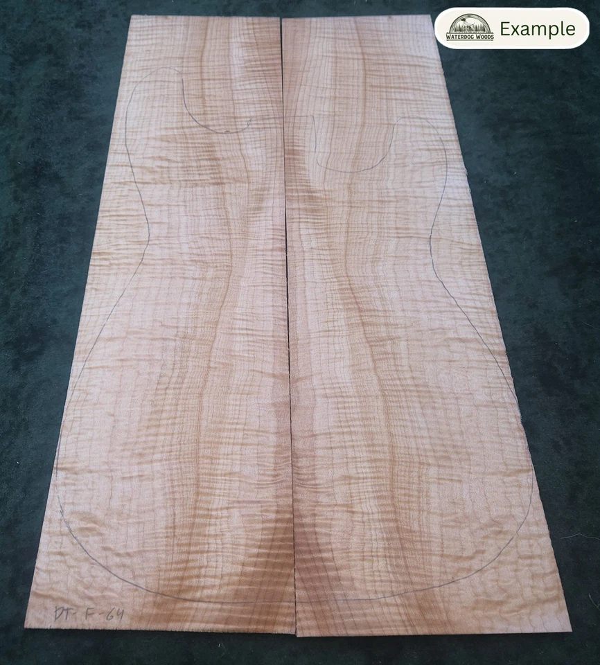 Assorted 4A Electric Guitar Tops w/ Flaws, Figured Maple Drop Top, Lam Tops - Image 4 of 4