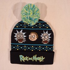 Bioworld Rick And Morty Toboggan Beanie Adult One Size Multicolor