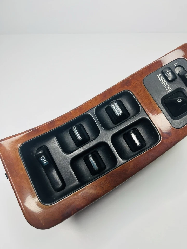 Interruptor de ventana eléctrica maestro izquierdo conductor sedán Acura Legend 1991-1995 fabricante de equipos originales Foto 3 de 4