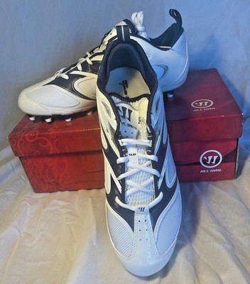 Warrior Burn All Hail Ankle Cut Sturdy Lightweight Lacrosse Cleats Medium