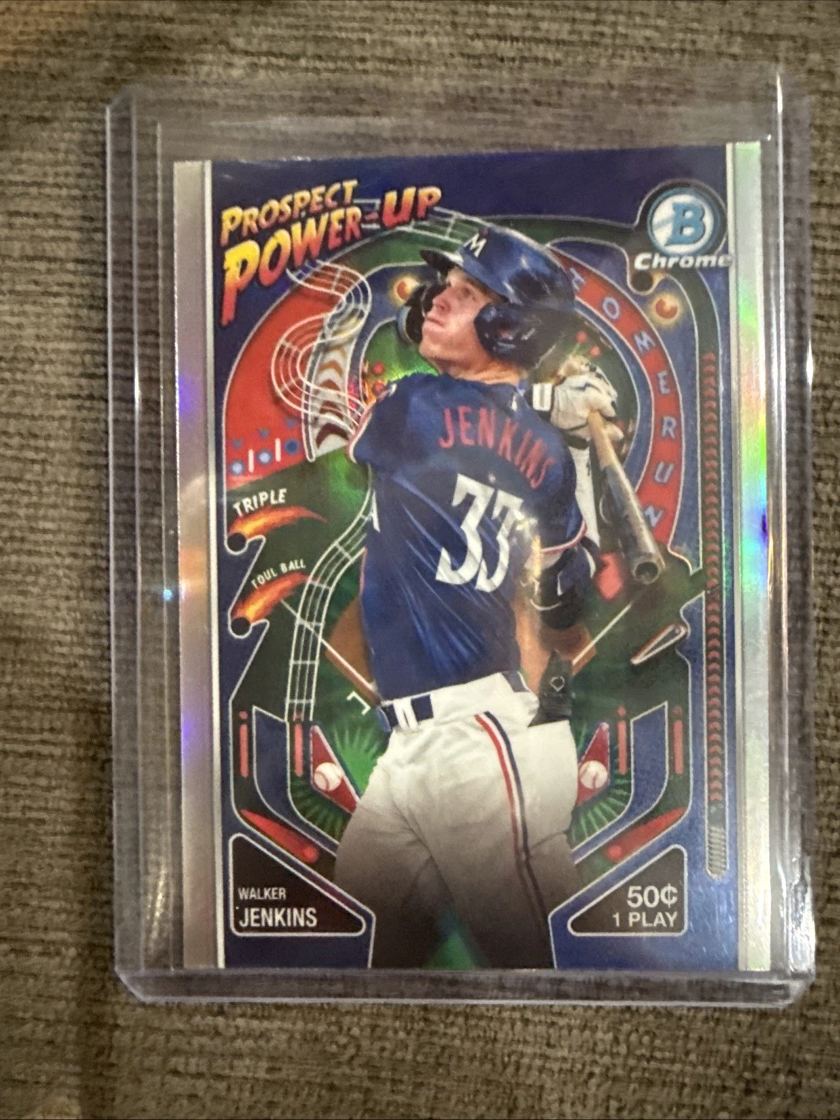 2024 Bowman CHROME Prospect Power-Up #PP-1 Walker Jenkins Minnesota Twins (C1)