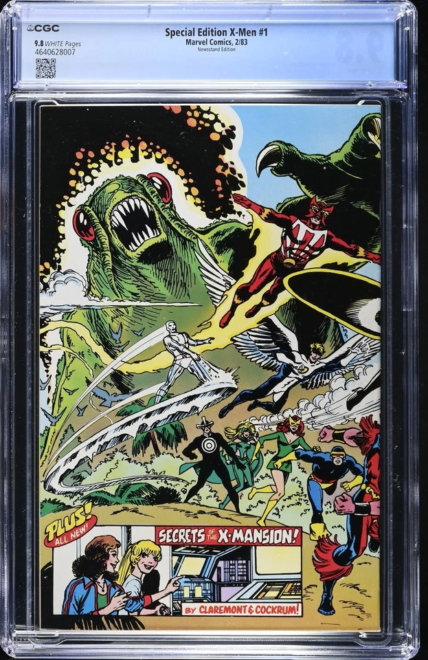EDICIÓN ESPECIAL X-MEN #1 CGC 9,8 casi nuevo/como nuevo páginas blancas quiosco marvel comics 1983 Foto 2 de 4