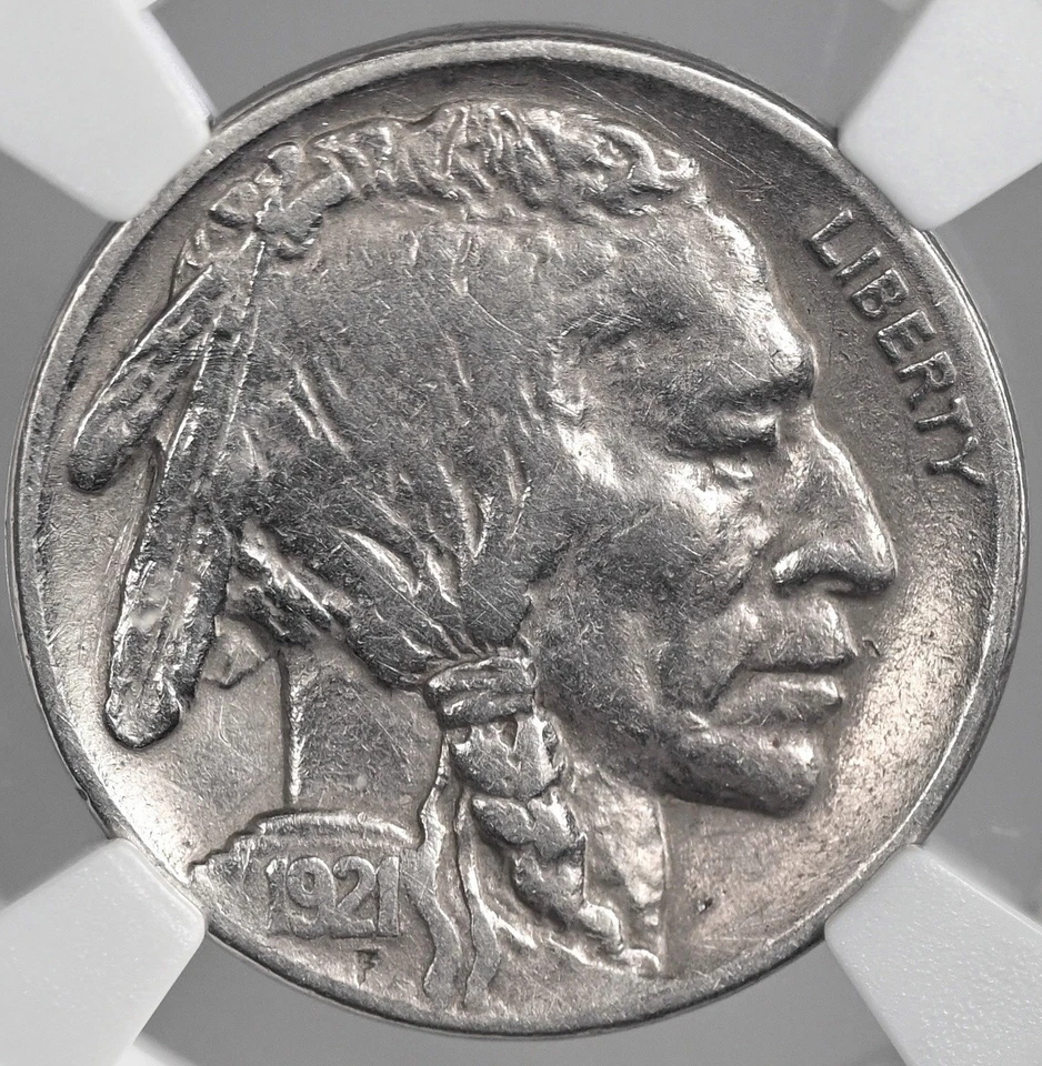 1921-P 5C BUFFALO NICKEL NGC VF DETAILS "CLEANED" #8404748-003 - Image 2 of 4