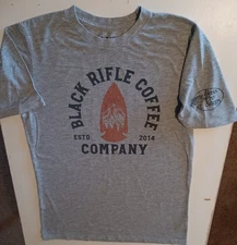 Black Rifle Coffee Company Bass Pro Shops Medium Tee Shirt ☕️ 🔫 🐟