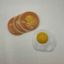 VTG McDonalds CDI Pretend Play Food Pancakes  Fried Egg Lot