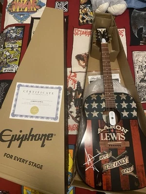 Aaron Lewis Signed Guitar Special Edition Am I The Only One Epiphone Brand New - Image 1 of 4