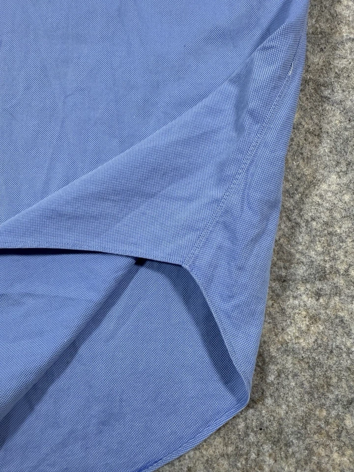 Vtg Ascot Chang Mens Dress Shirt Sz 16.5 Bespoke Custom French Cuff Hong Kong - Image 4 of 4