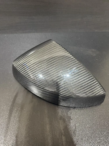 GENUINE AUDI RS3 S3 A3 8V FRONT LEFT DOOR MIRROR CAP CARBON FIBRE 8V0857527D