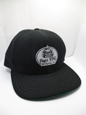 VTG Pop's BBQ St. Florian AL New Era Dupont Pro Model Cap / Hat S/M Made in USA