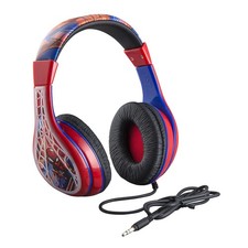 eKids Spiderman Kids Headphones, Adjustable Headband, Stereo Sound, 3.5Mm Jack,