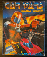 CAR WARS DELUXE EDITION Steve Jackson Board Game NEW-LIKE/UNPUNCHED/100%COMPLETE