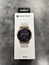 Motorola Moto Watch 120 - Premium Bluetooth Smartwatch with AMOLED Display