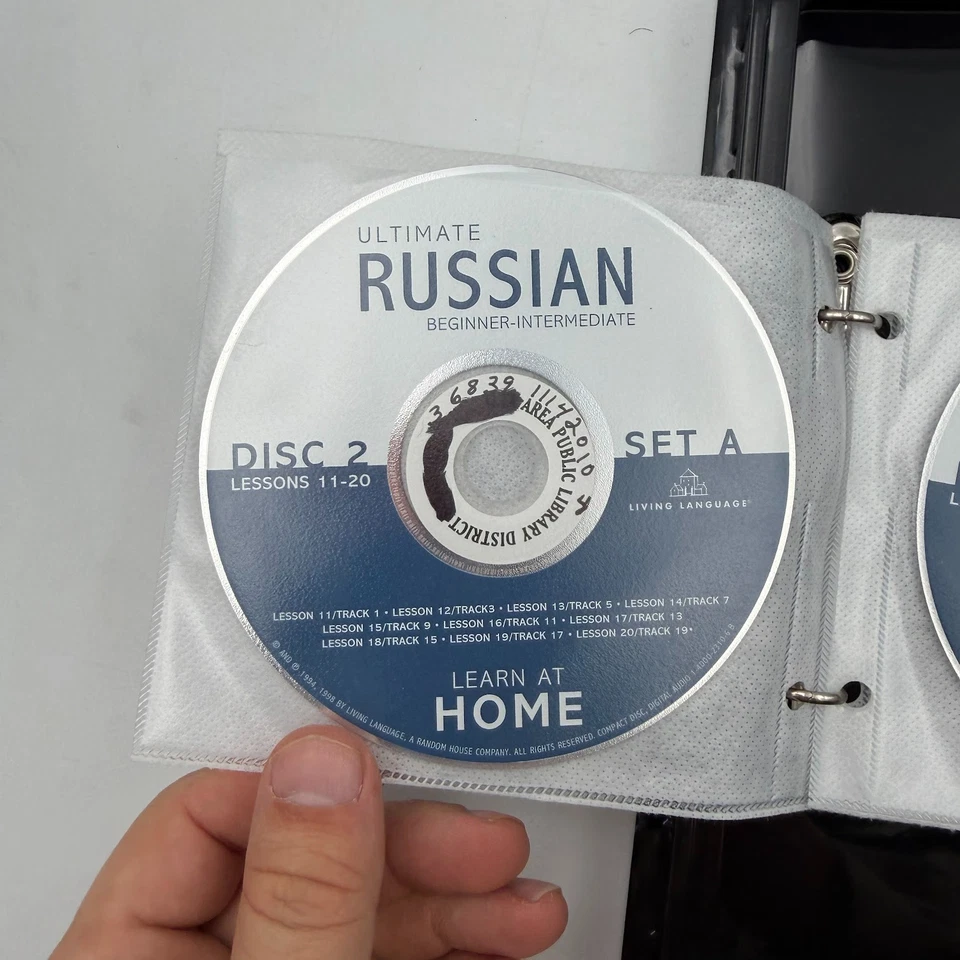 Ultimate Russian Beginner-Intermediate Living Language Course 8 CD's W/ Textbook - Image 4 of 4