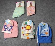Kids Bath Bundle Hair Towels Bath Mitts Combo Set Lot 15