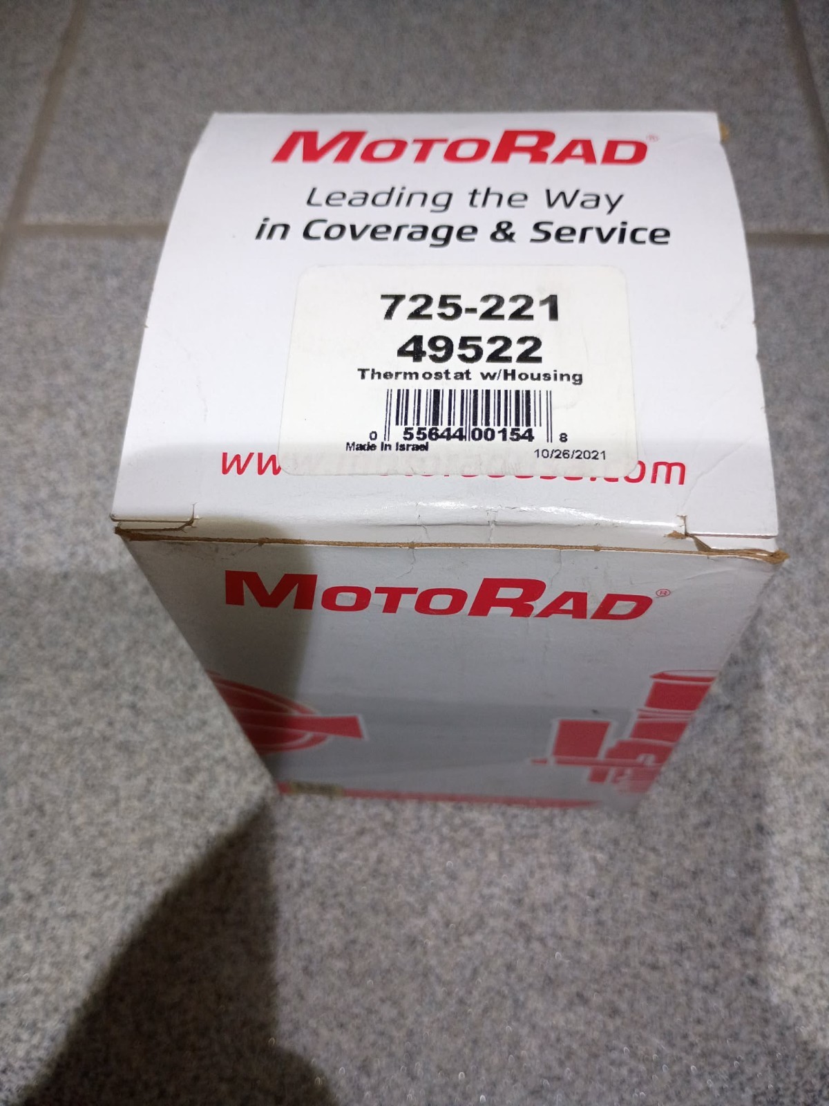 car parts, Motorad Integrated Thermostat Housing: W/ Sensor& Seal, #725-221