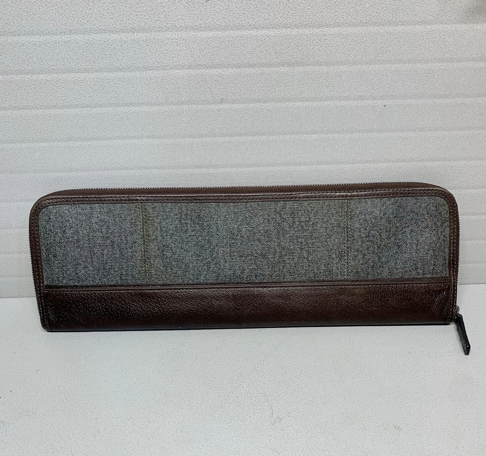 Estuche de corbata TUMI Astor Apthorp Earl Grey 15”L x 5” H~¡MUY BUEN ESTADO! Foto 3 de 4