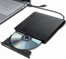 "External DVD Drive USB C SuperDrive for Apple, Slot-in CD Drive for Mac, Port..