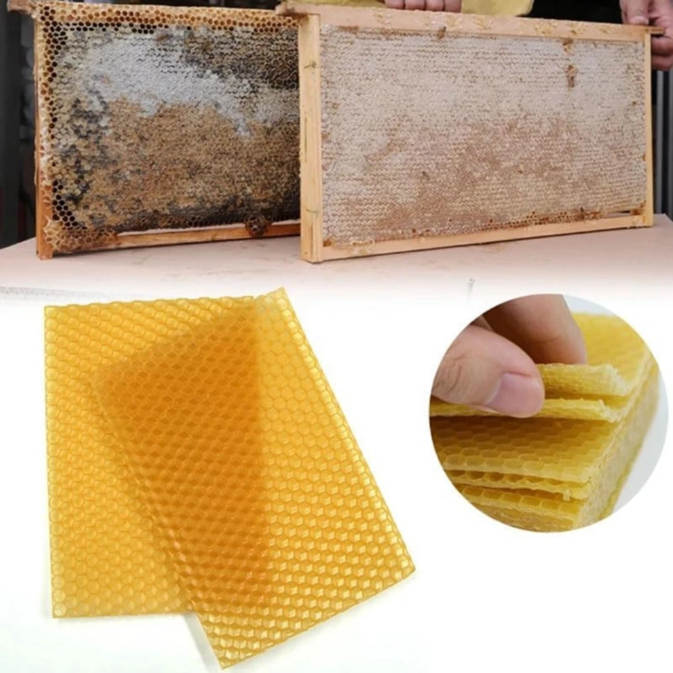 Beeswax Sheets Natural Beeswax Sheets Beeswax Honeycomb Sheets Wax for6465 - Image 2 of 4