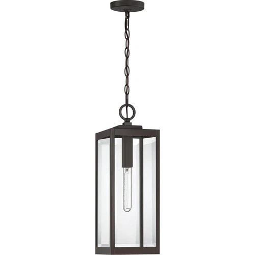 Westover 1-Light Outdoor Hanging Lantern - 20.75 Inches Tall and 7 Inches - Picture 6 of 9