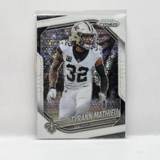 2025 Panini Prizm TYRANN MATHIEU #196 White Disco Prizm - New Orleans Saints