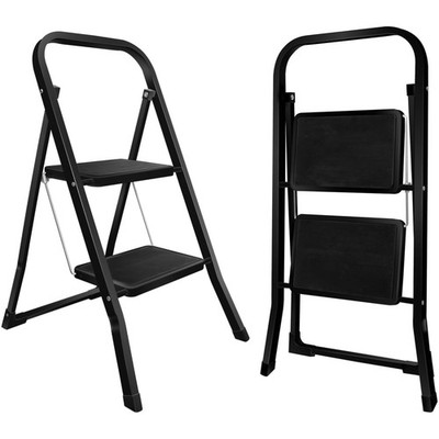 Kleinstleiter Trittleiter Leiter Klappstehleiter Haushaltsleiter schwarz