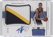 2017 National Treasures Rookie Horizontal 10/49 Tyler Lydon #124 Patch Auto 5w7