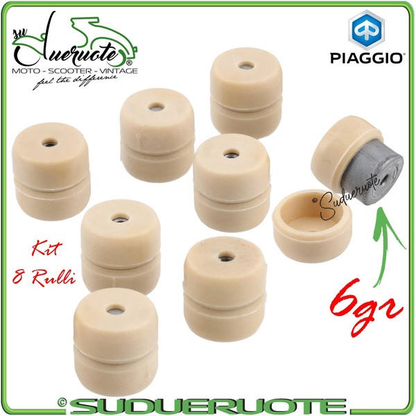 Variator Rollen 6 Gramm Piaggio Ciao Bravo Boss Boxer Grillo Si Superbravo-image