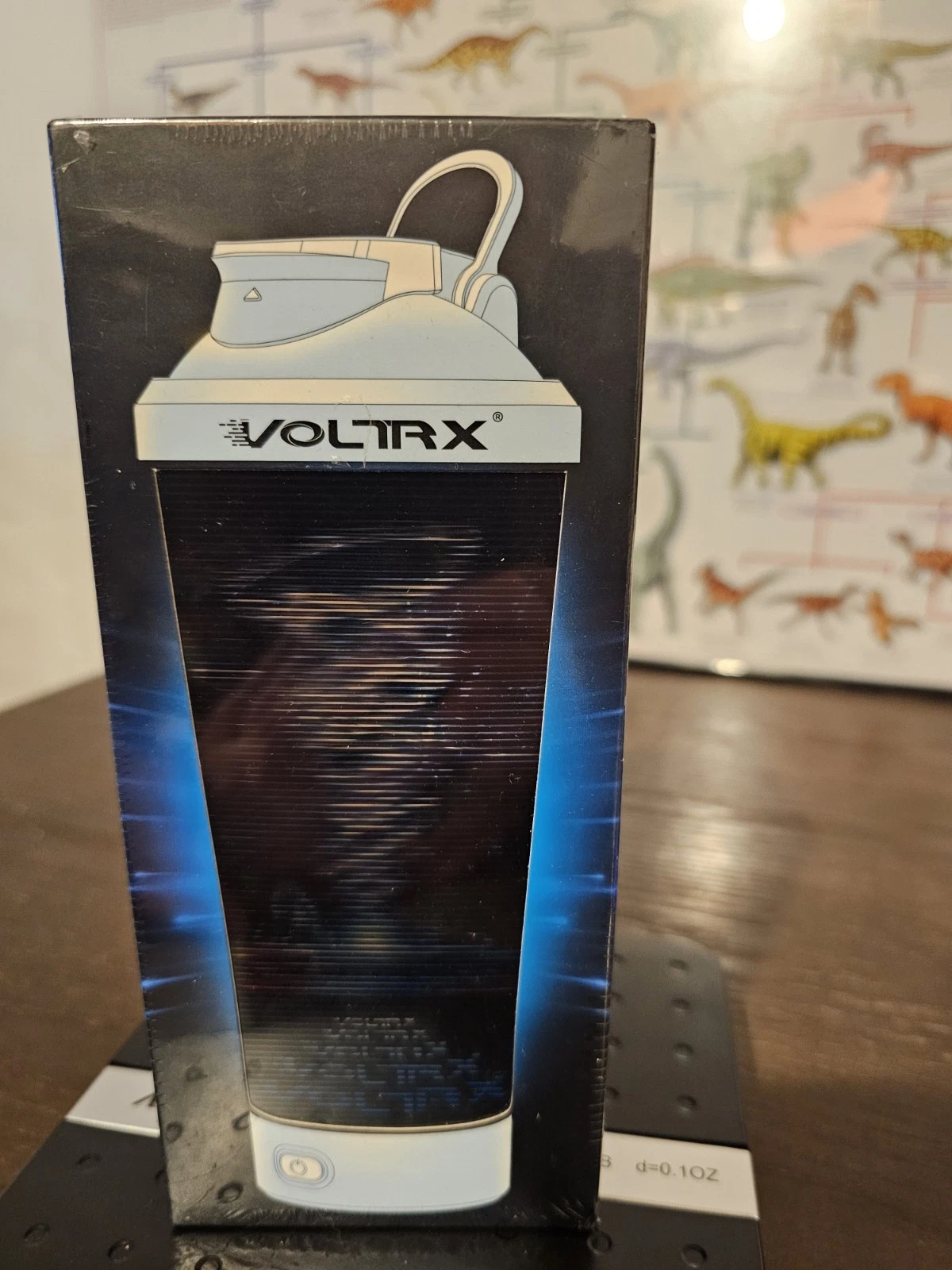 VOLTRX Vortex Boost Elect Protein Blender Shaker Bottle Rechargeable 24 oz Black
