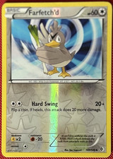 Pokemon 2012 Farfetch’d Reverse Holo - 107/149 Boundaries Crossed Set - NM/LP